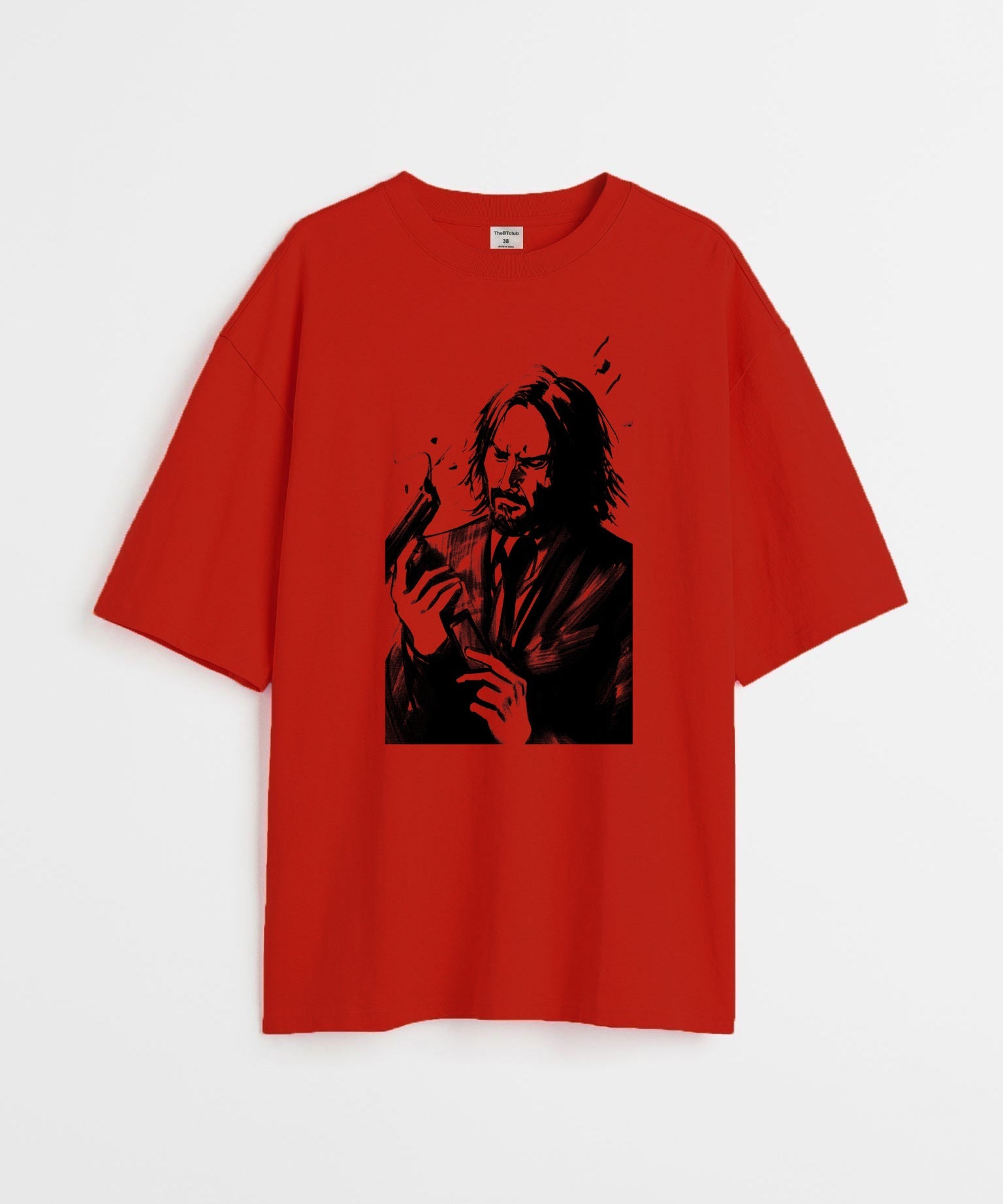 John wick red - Oversized T-shirt