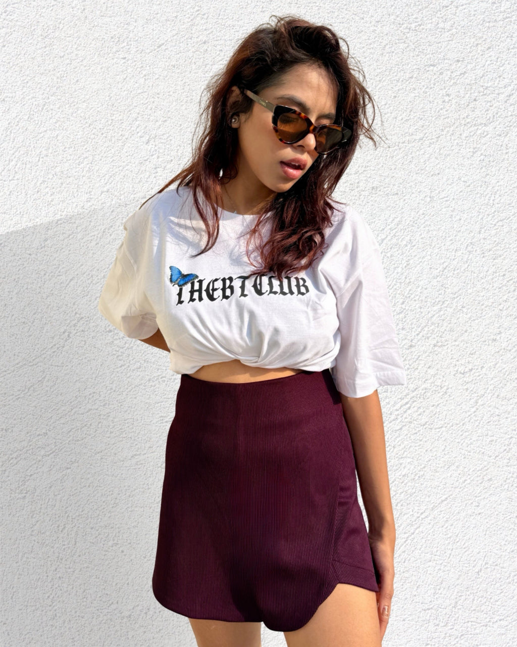 Maroon - Skort