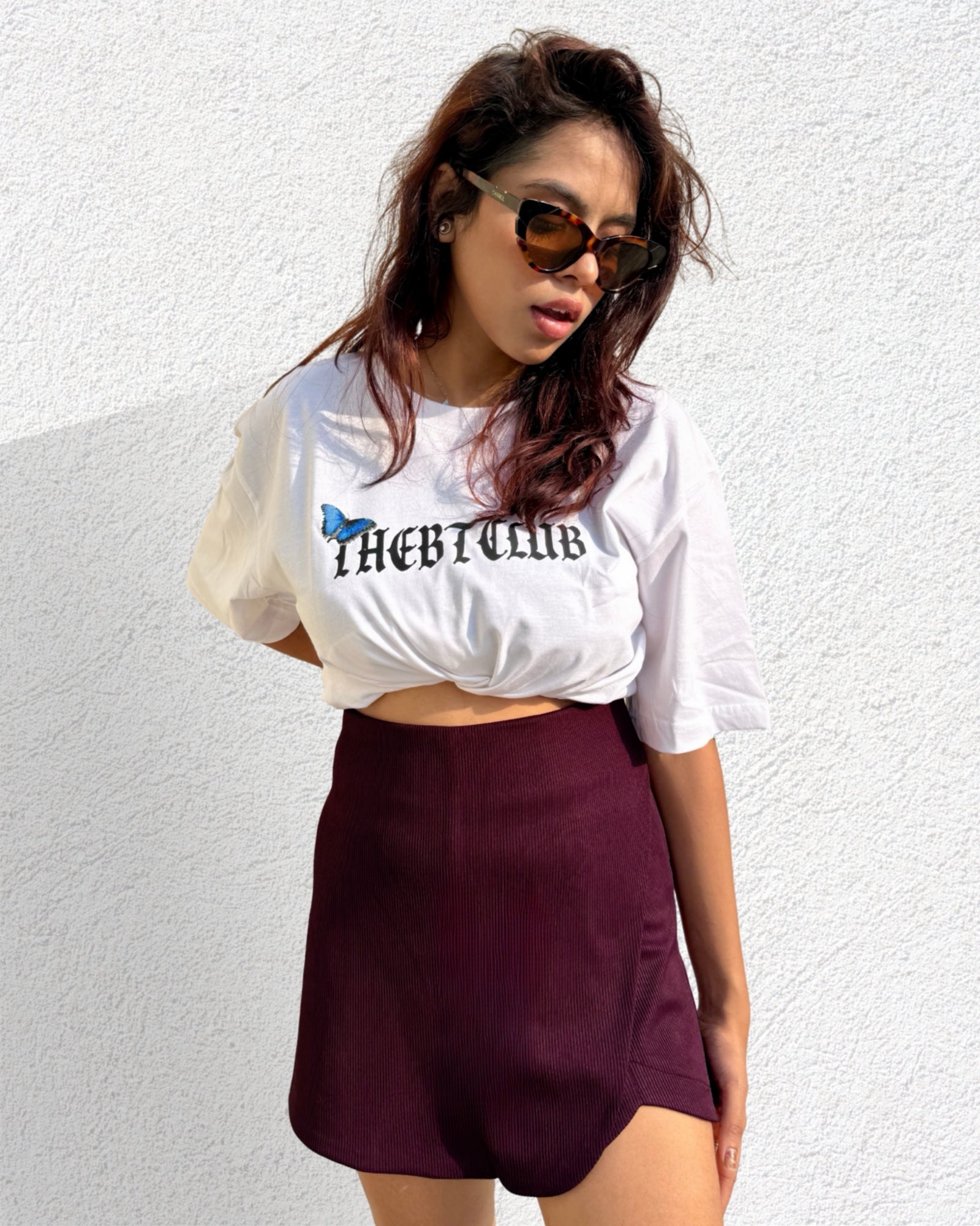 Maroon - Skort