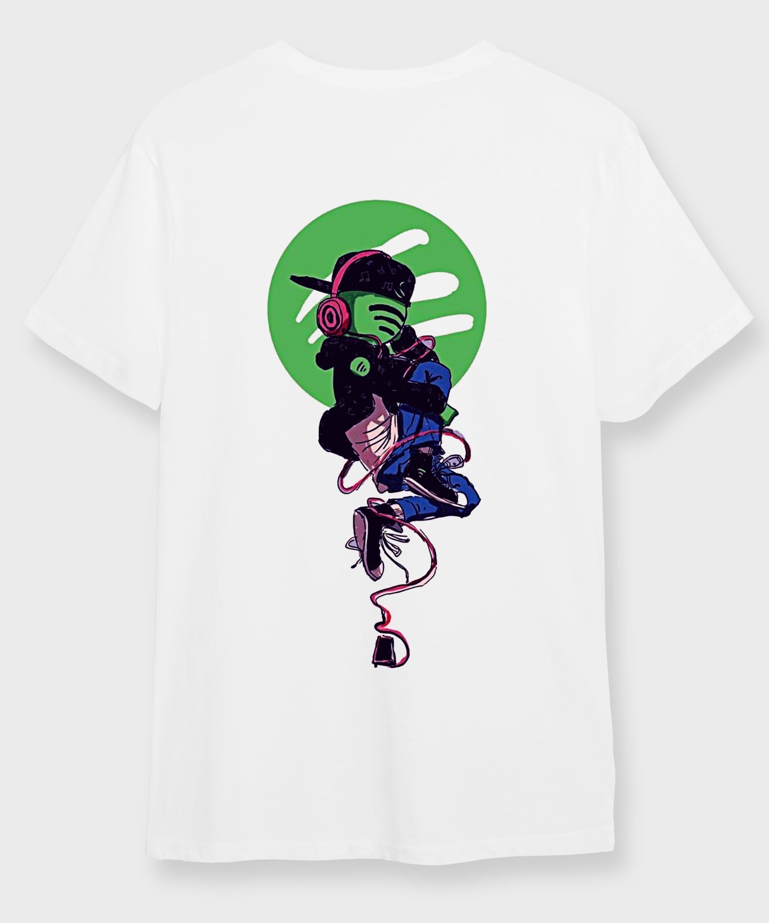 Tune wave - Round Neck T-shirt