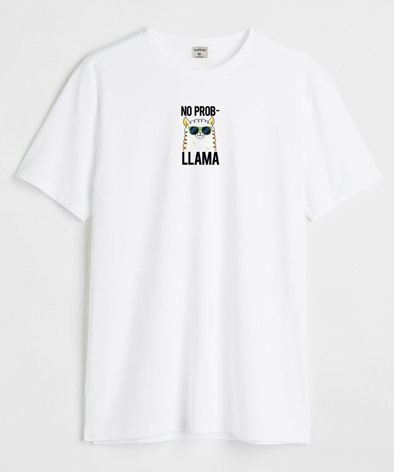 No probllama - Round Neck T-shirt