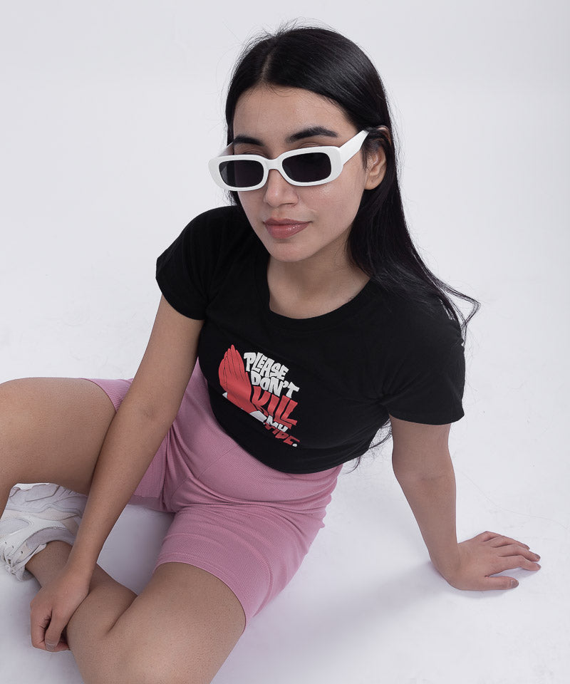 Ribbed long cycling shorts - Rose pink