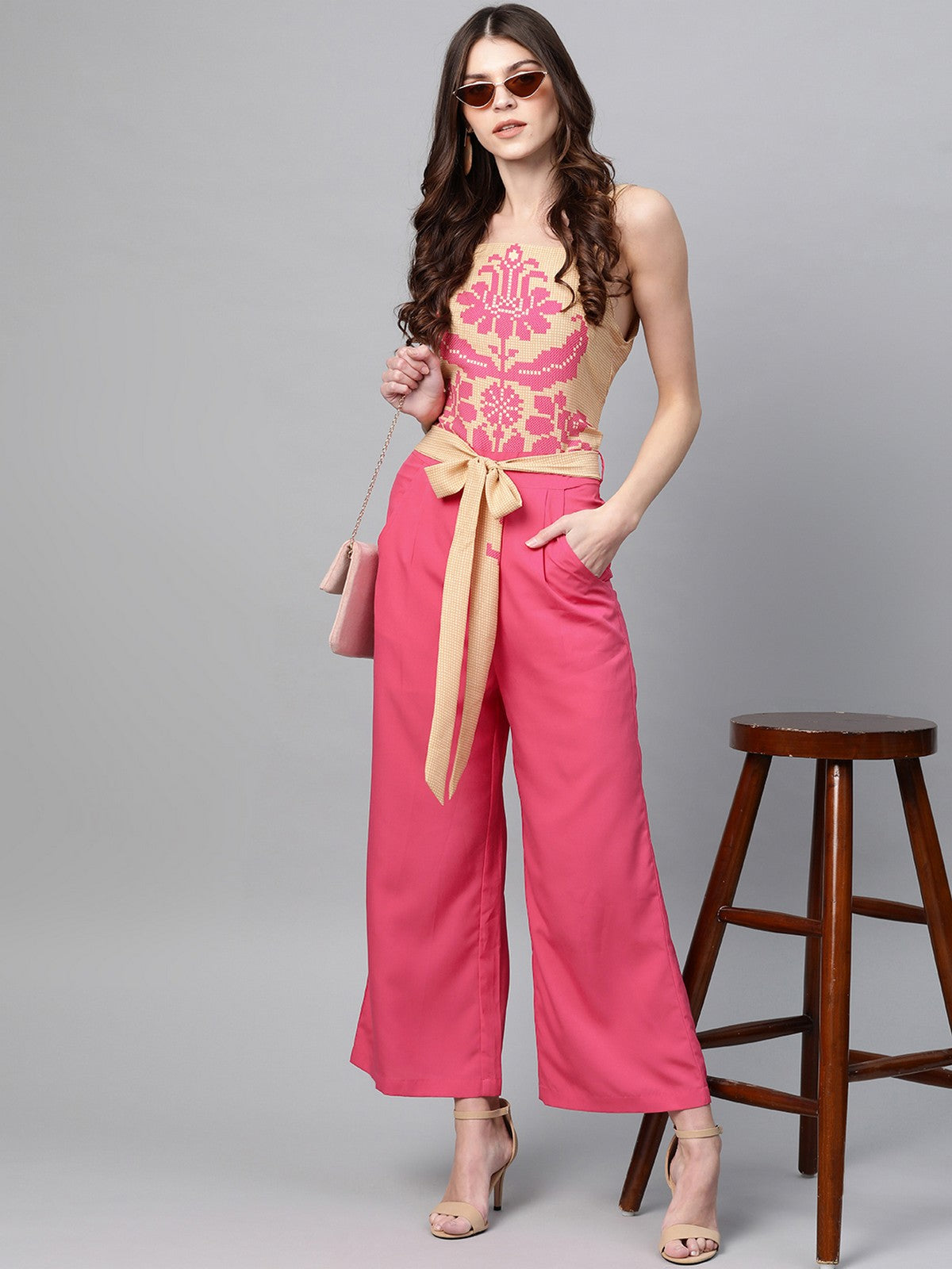 Printed Yoke Jumpsuit 1