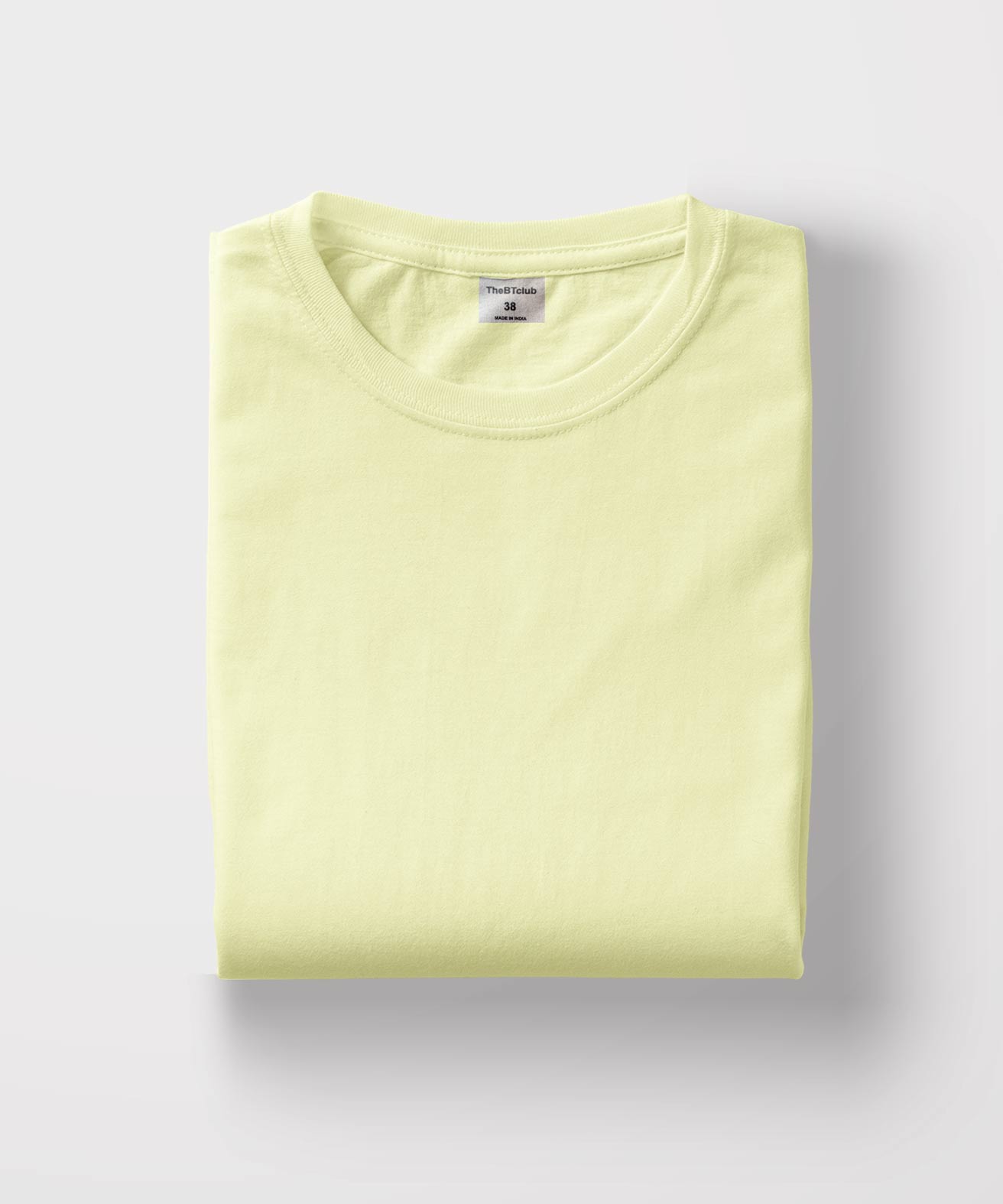 Round Neck T-shirt - Lemon