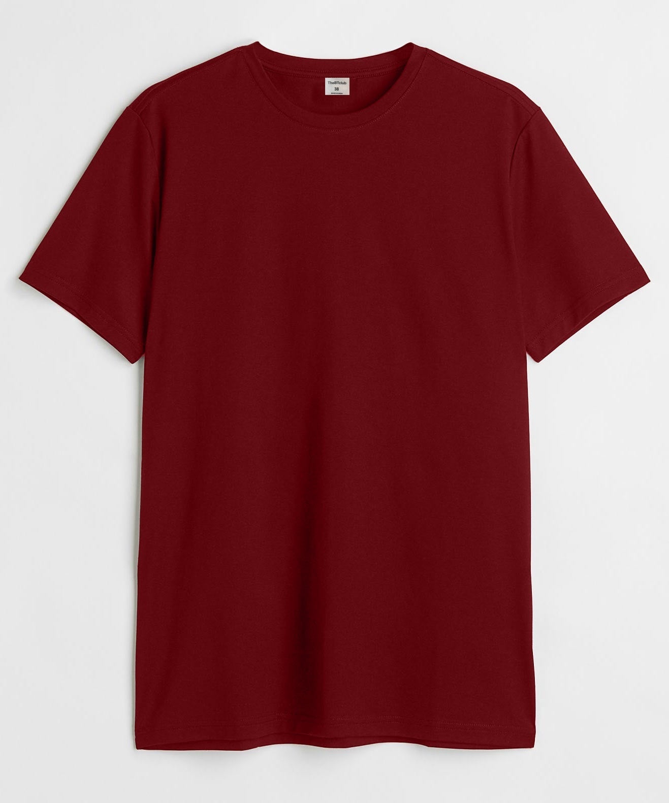 Round Neck T-shirt - Maroon