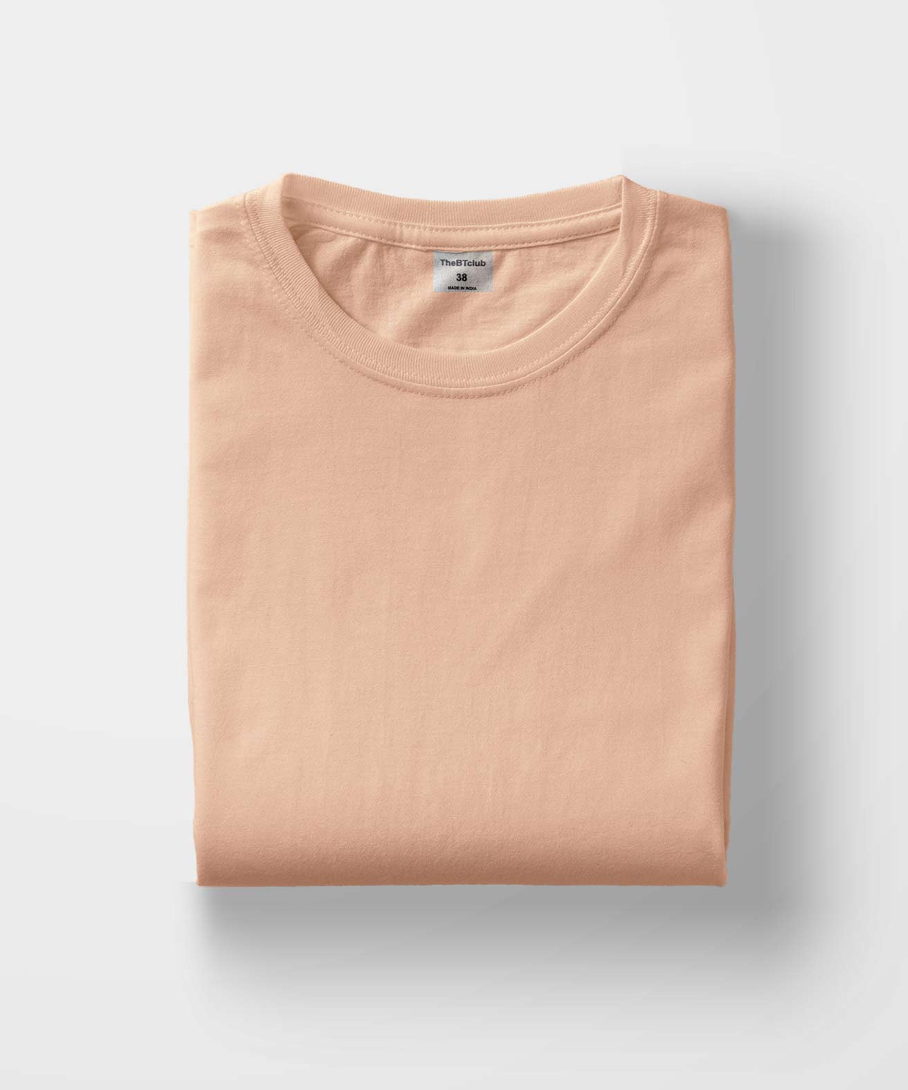 Round Neck T-shirt - Peach