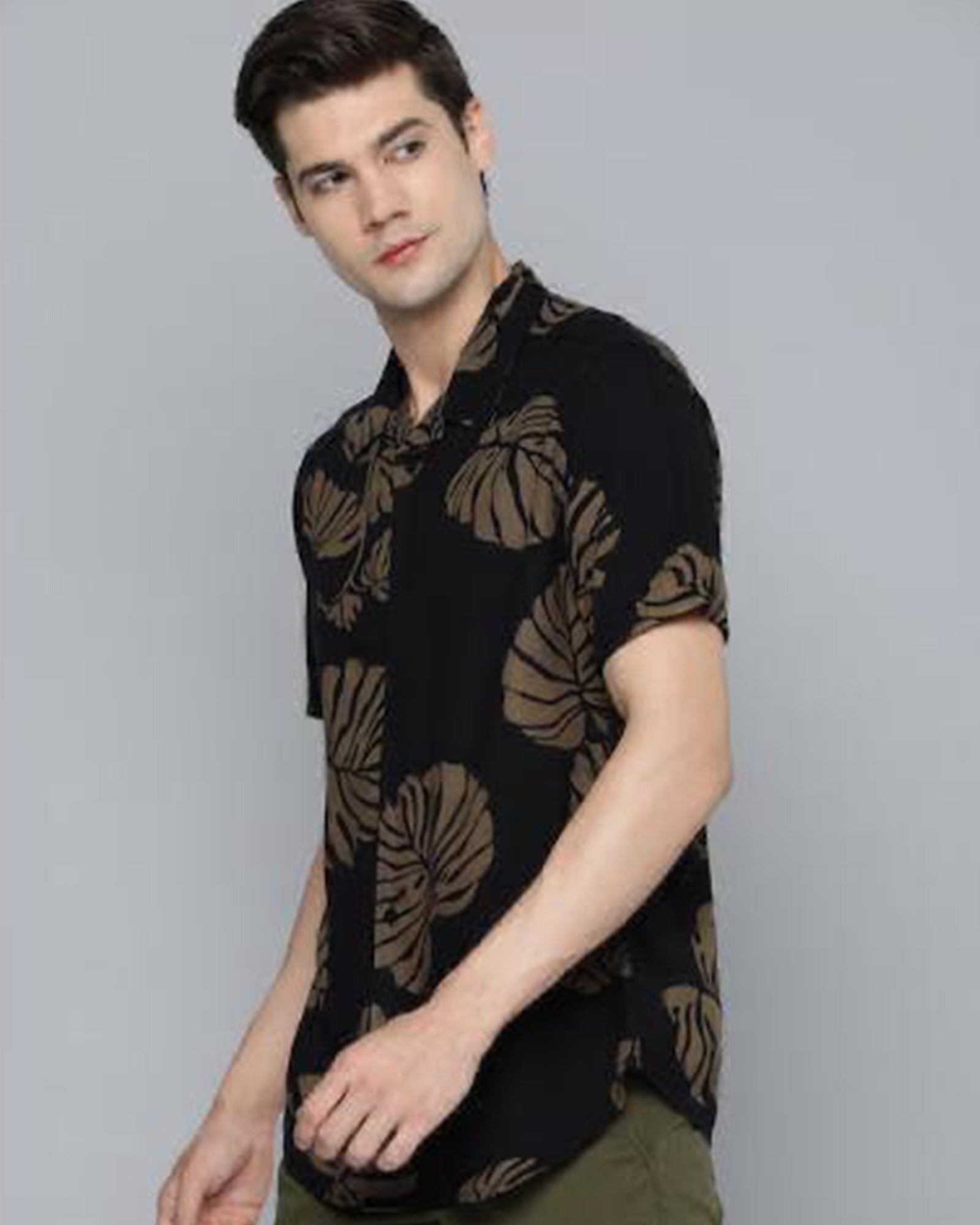 Midnight Foliage - Regular Fit Shirt