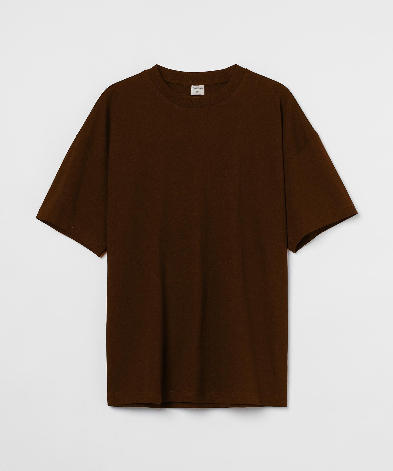 Dark brown - Oversized T-shirt