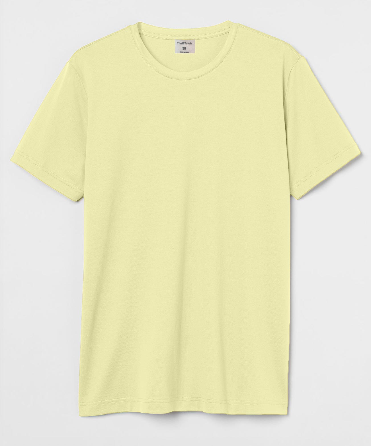 Round Neck T-shirt - Lemon