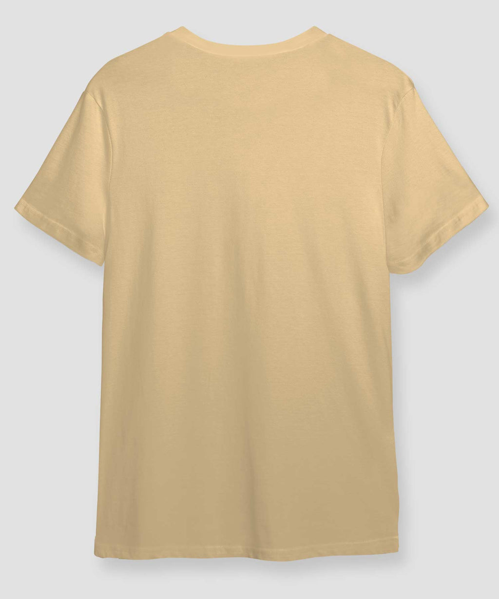 Round Neck T-shirt - Light brown