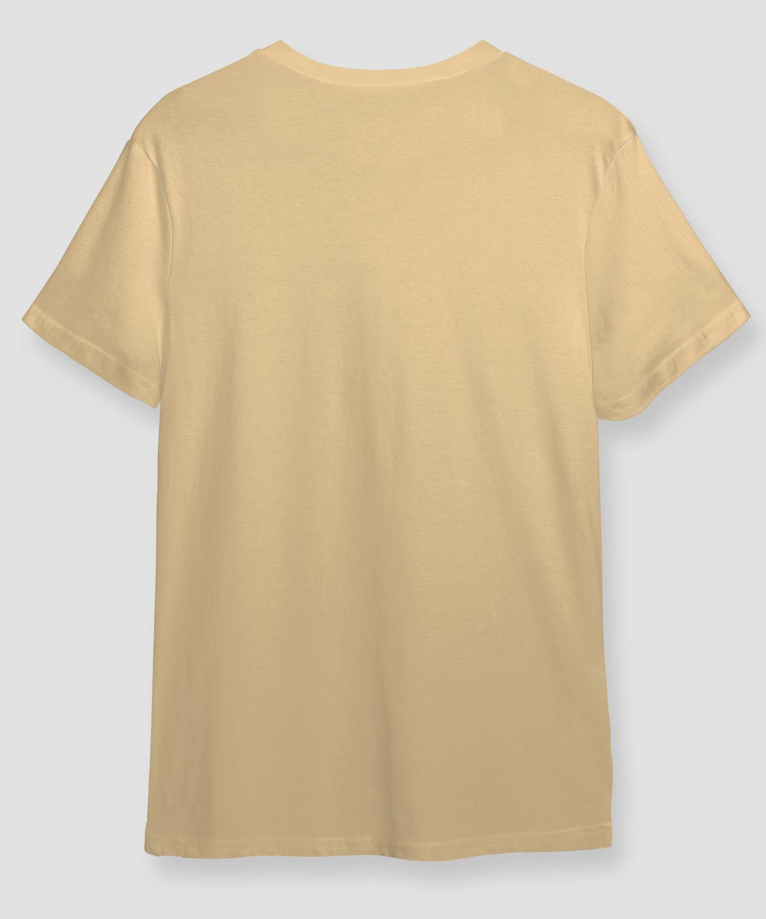 Round Neck T-shirt - Light brown