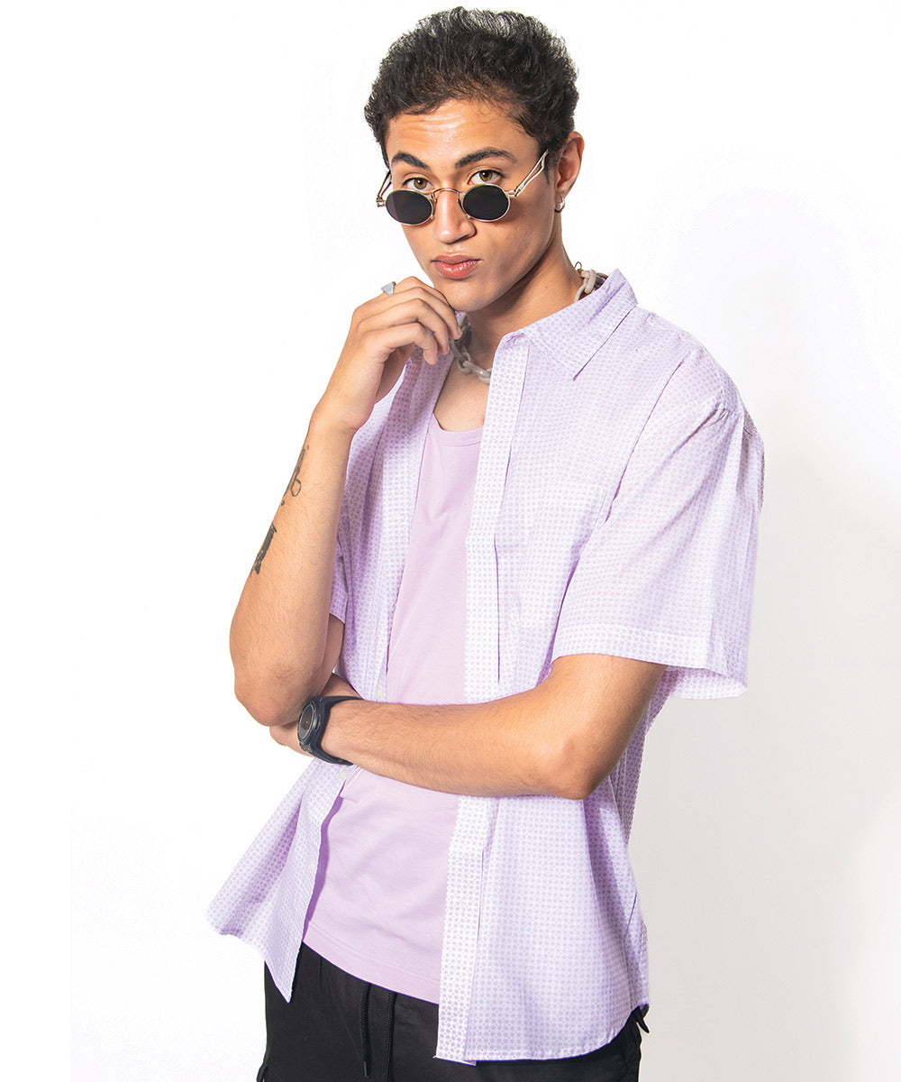 Lilac Delight - Oversized Shirt