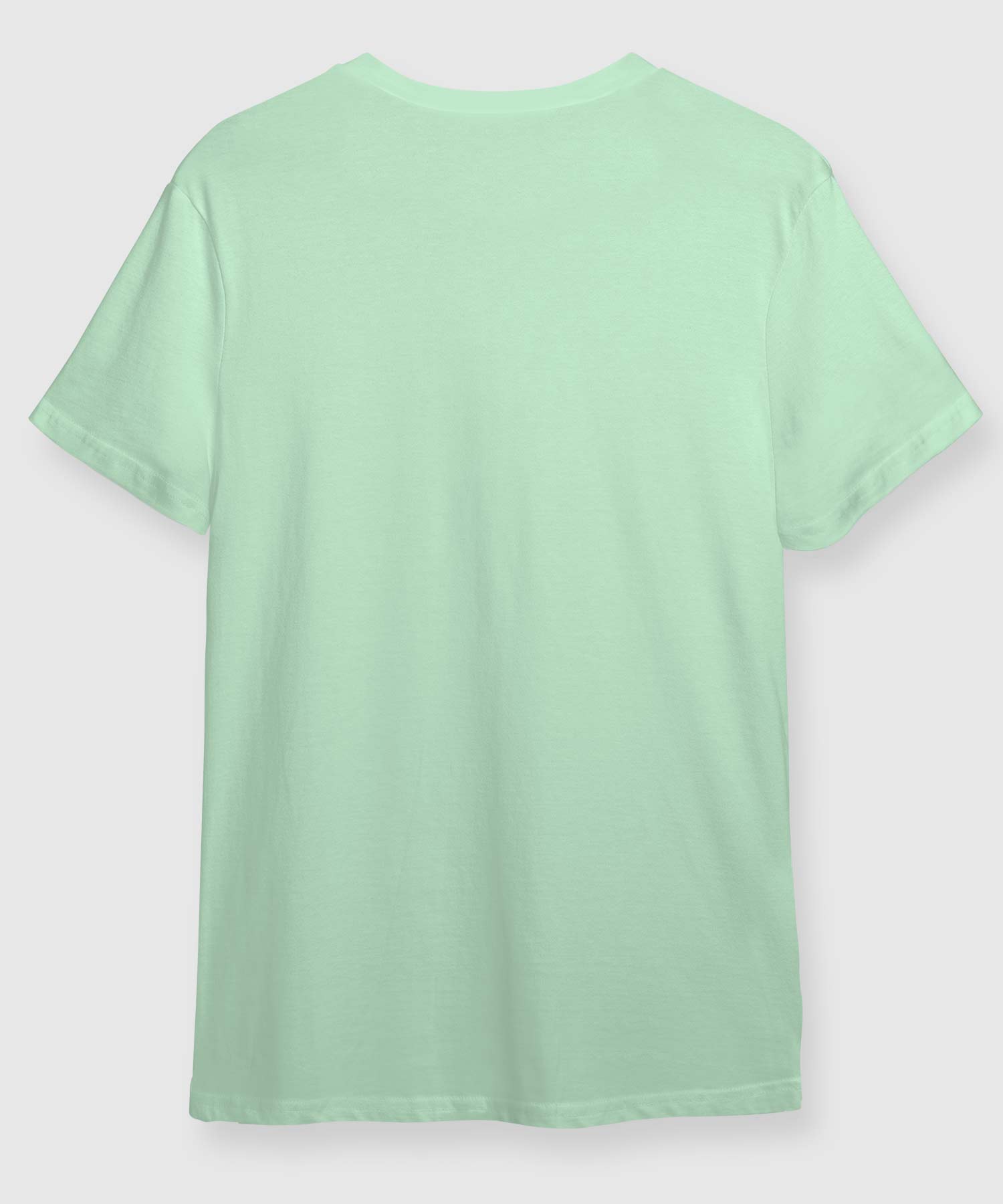 Round Neck T-shirt - Light pastel green