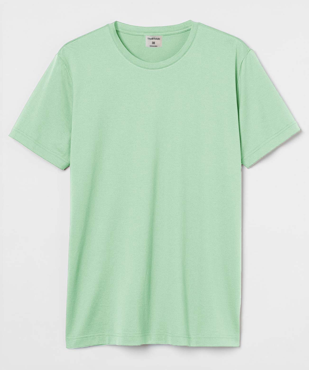 Round Neck T-shirt - Light pastel green