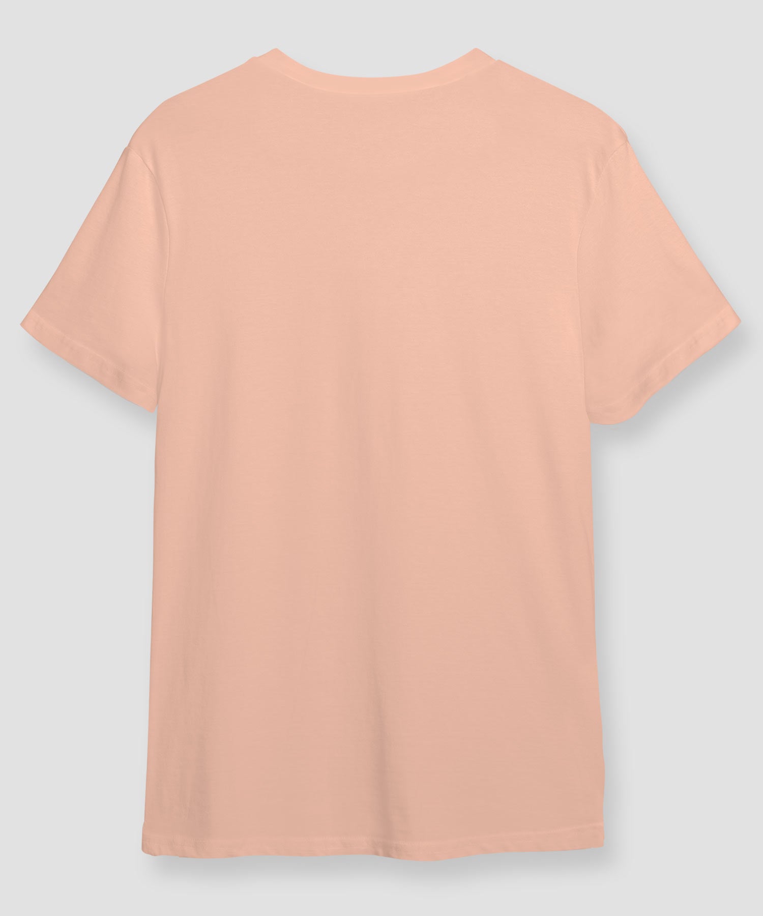 Round Neck T-shirt - Peach