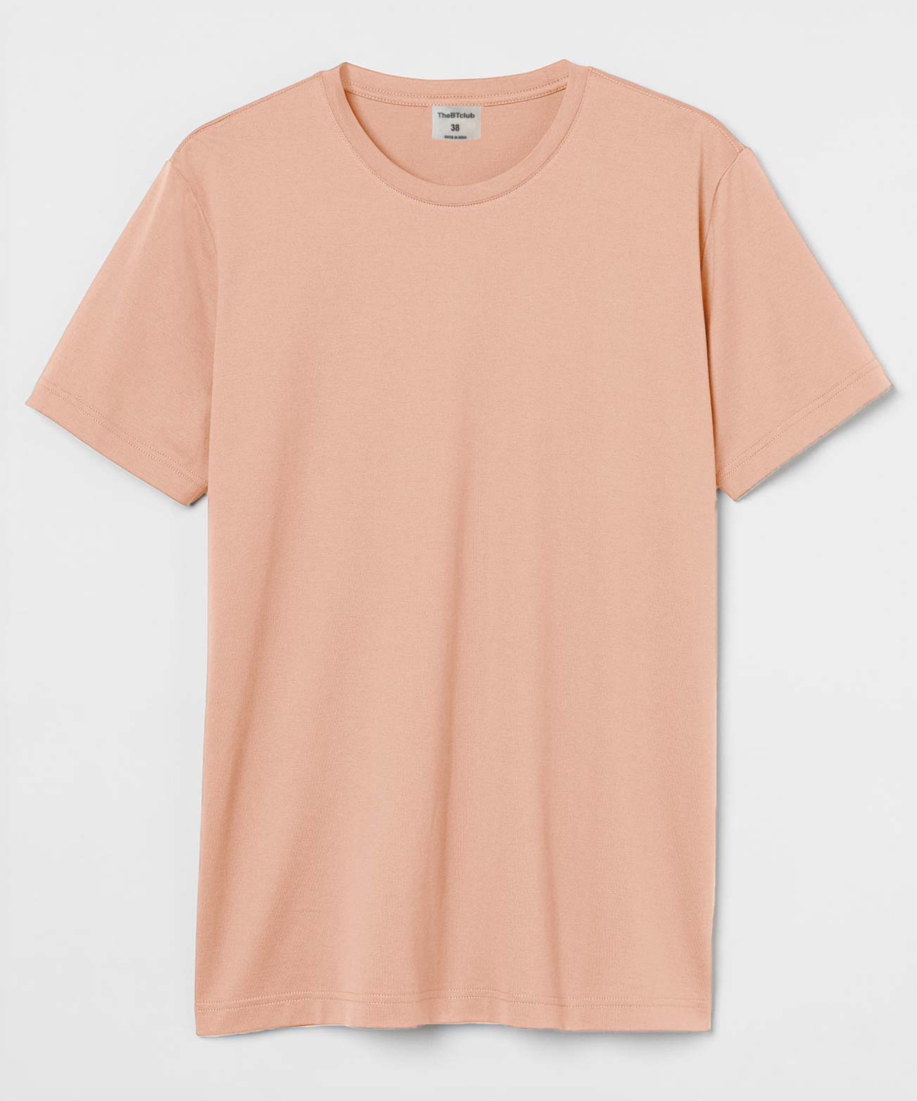 Round Neck T-shirt - Peach