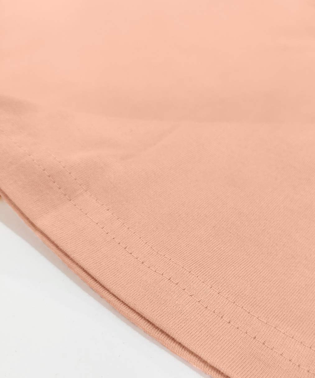 Comfort Fit Crop top - Peach