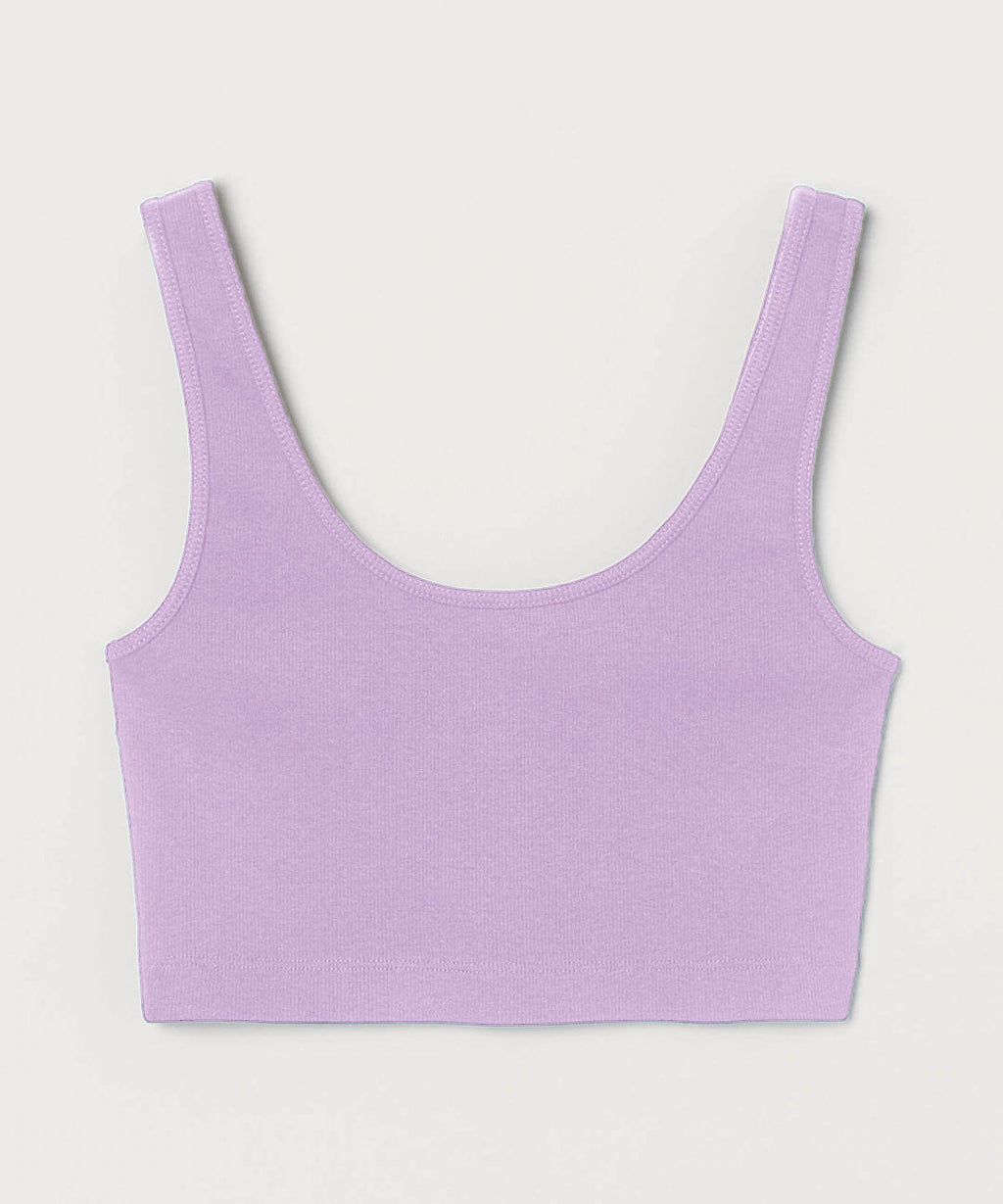 Ribbed Crop Top - Stradda