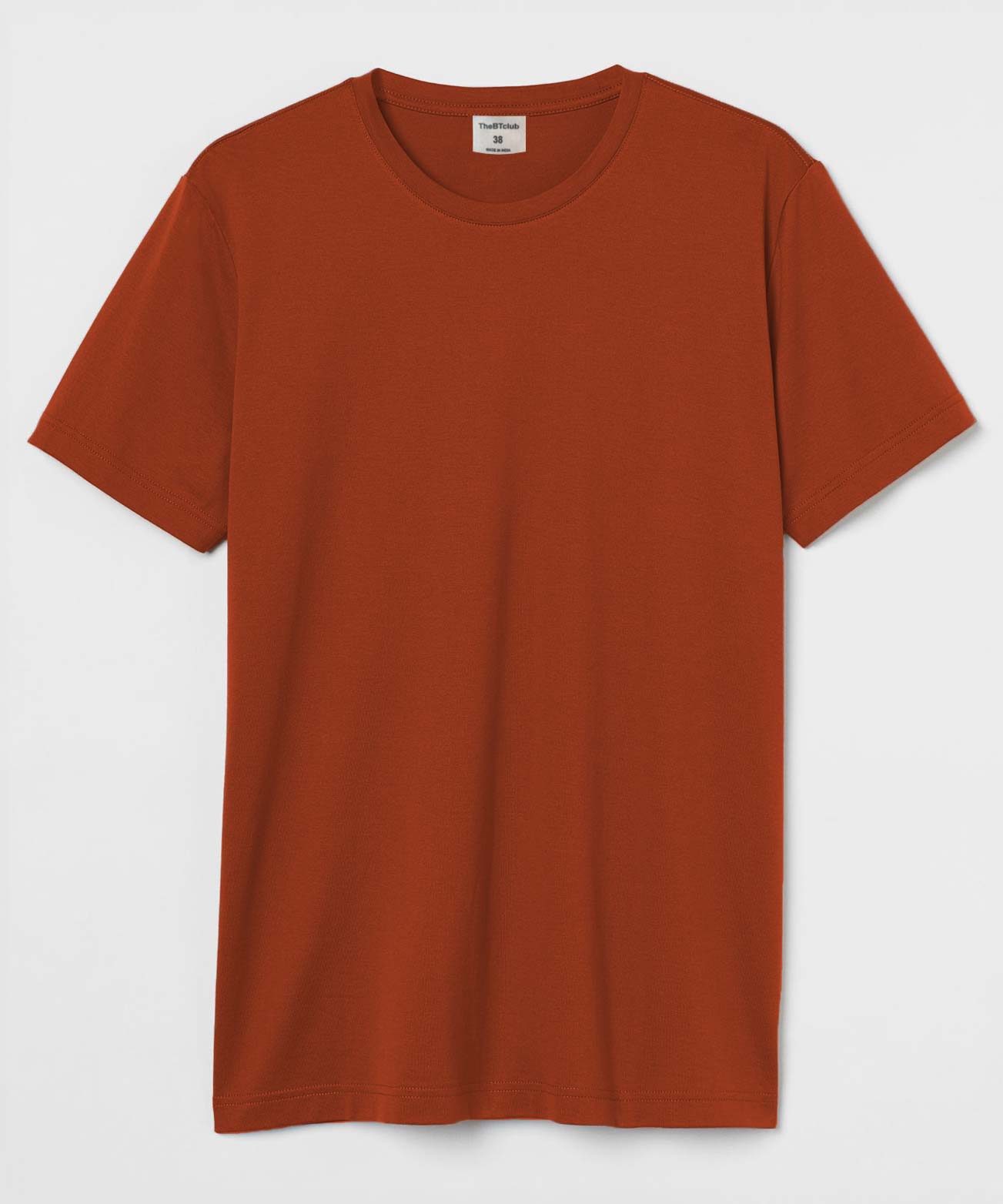 Round Neck T-shirt - Rust