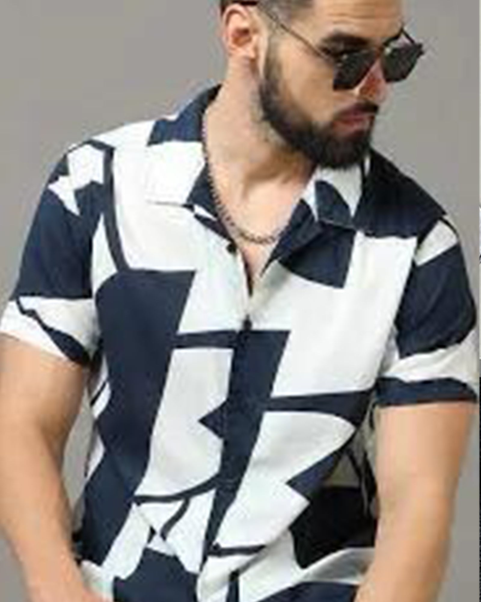 Navy Monochrome - Regular Fit Shirt