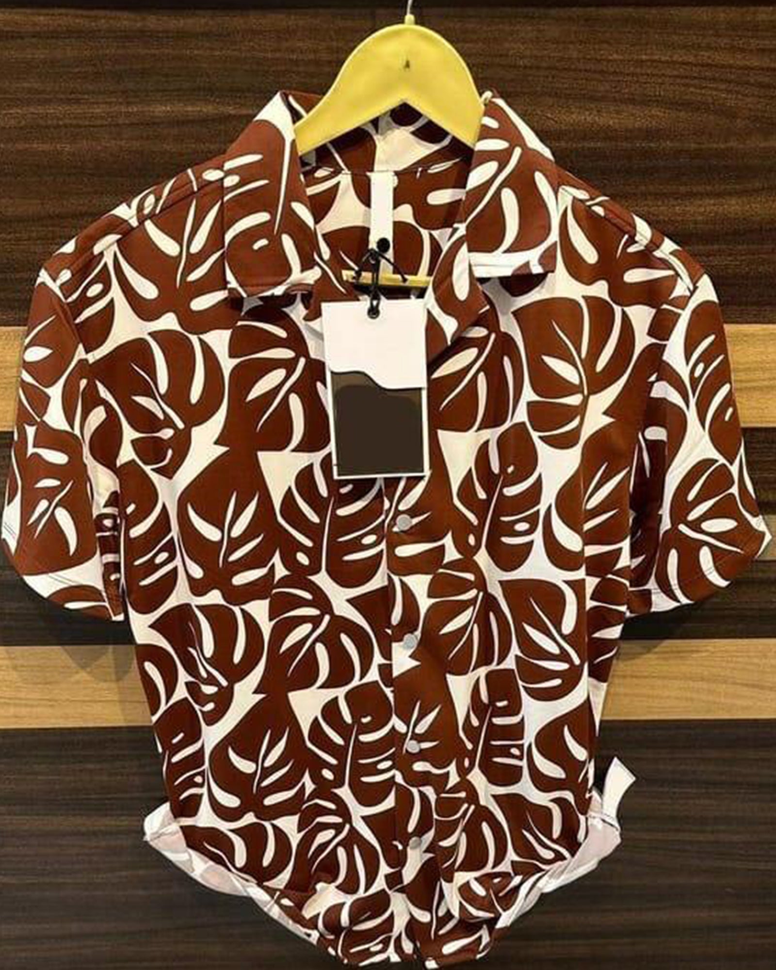 Leafy Brown - Regular Fit Shirt