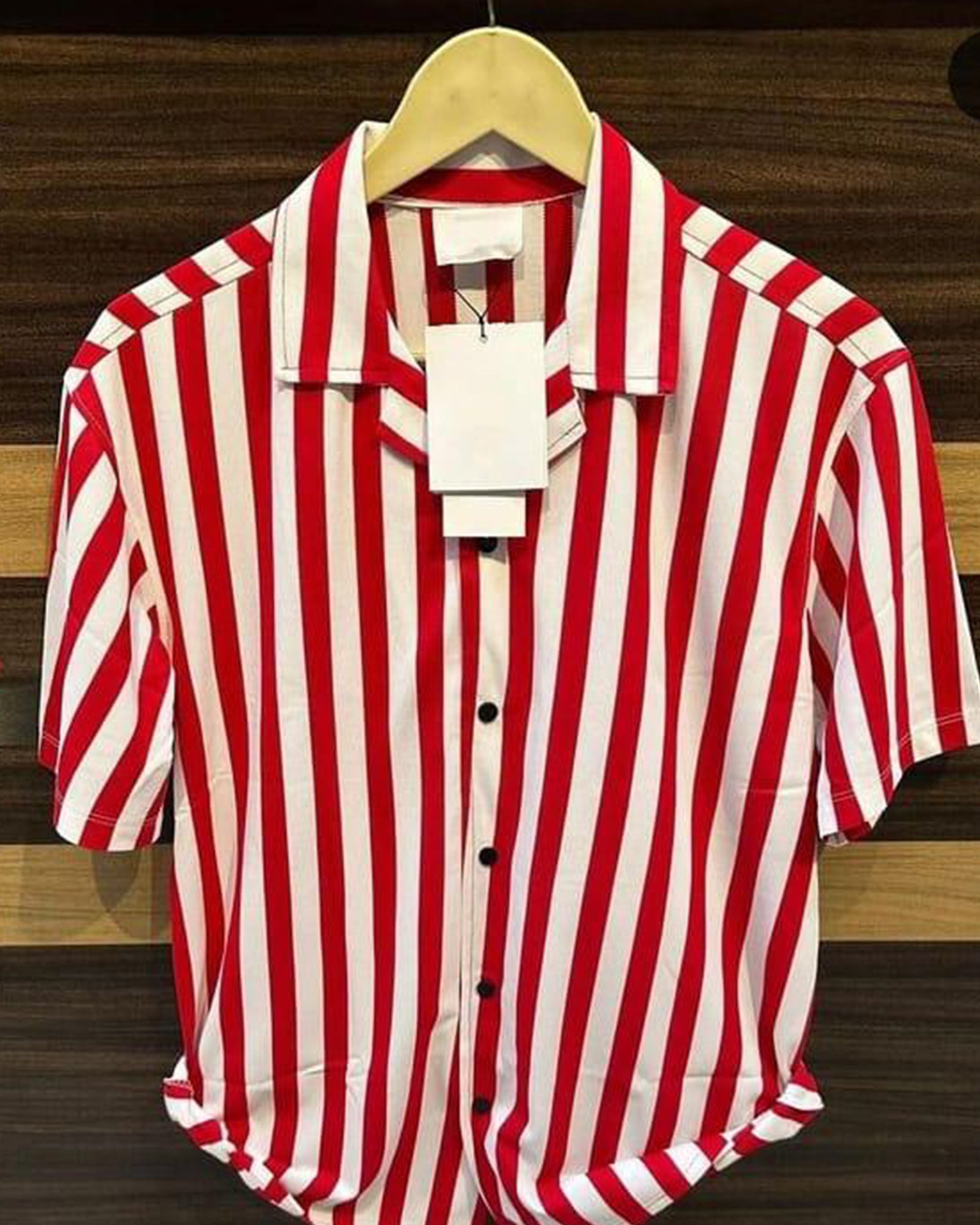 Vintage Stripe Red - Regular Fit Shirt