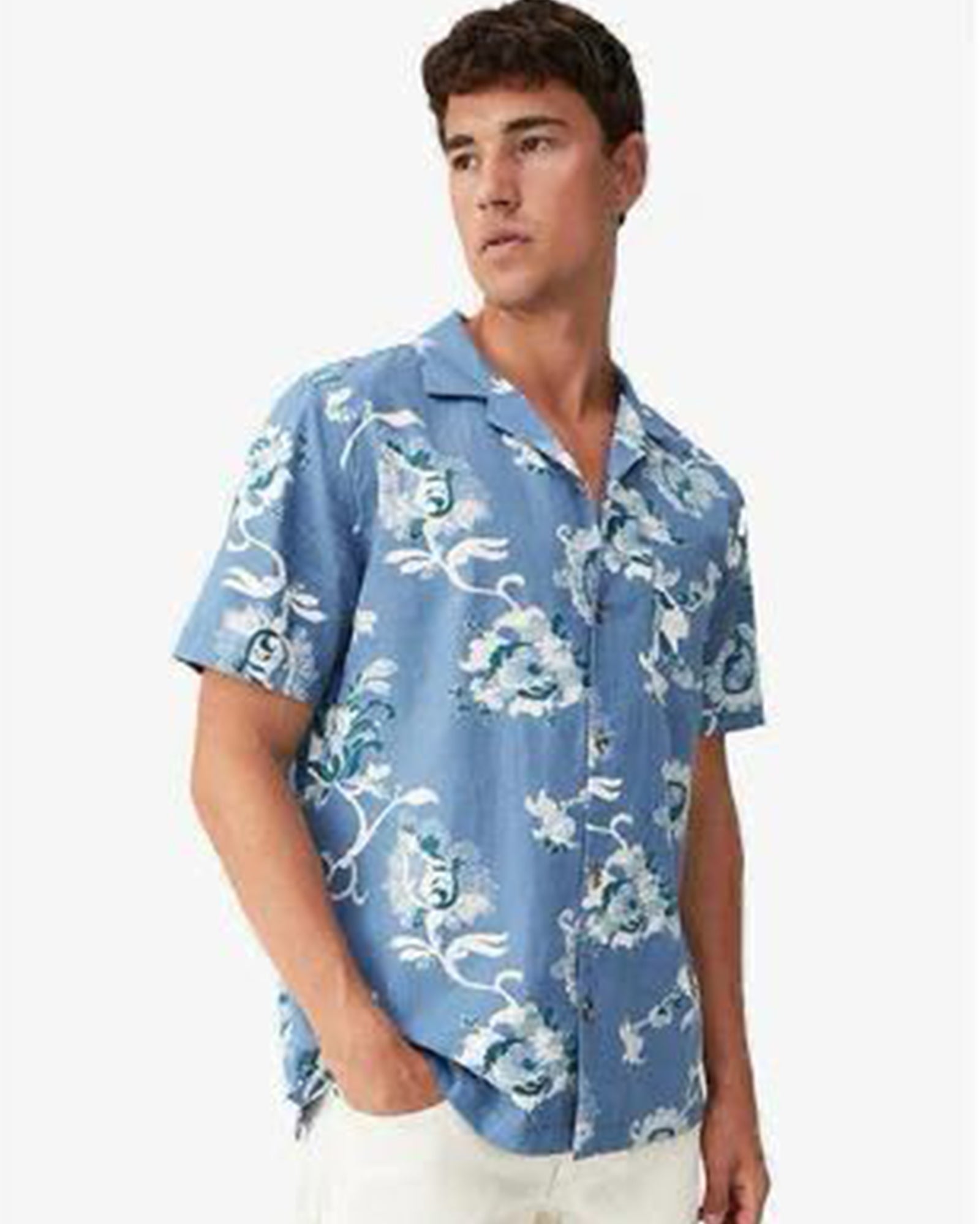 Breezy Blooms - Regular Fit Shirts
