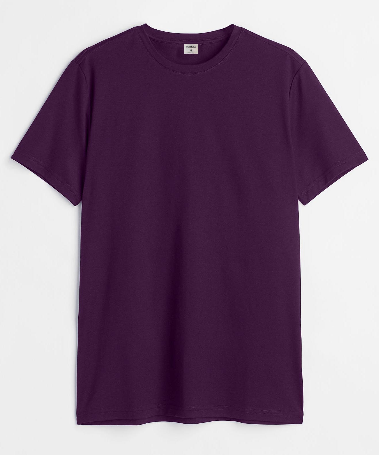 Round Neck T-shirt - Wine
