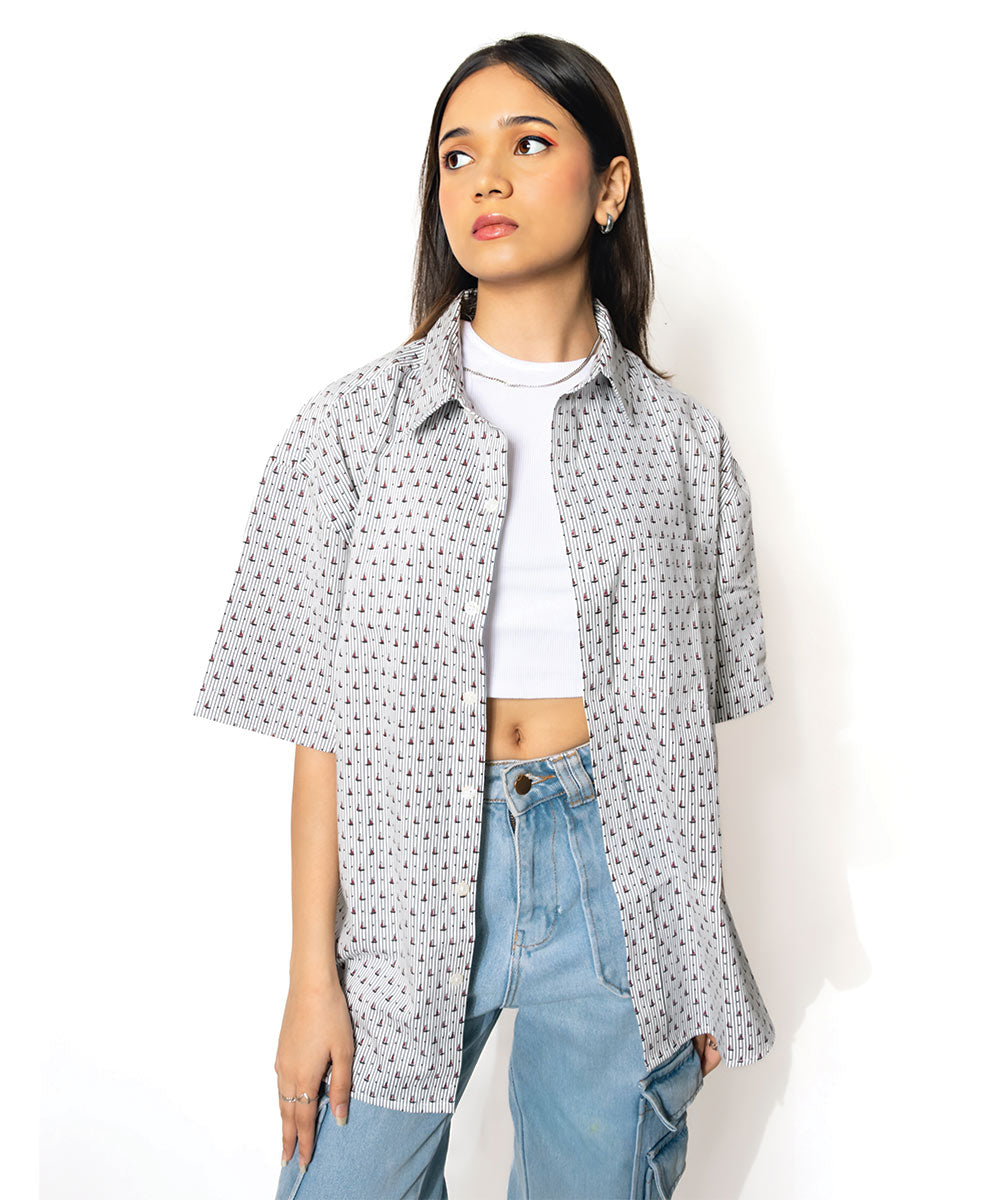 Nautical Voyage - Oversized Shirt
